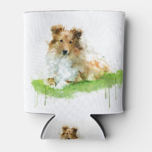 Shetland Sheepdog / Sheltie Blikjeskoeler (Voorkant)