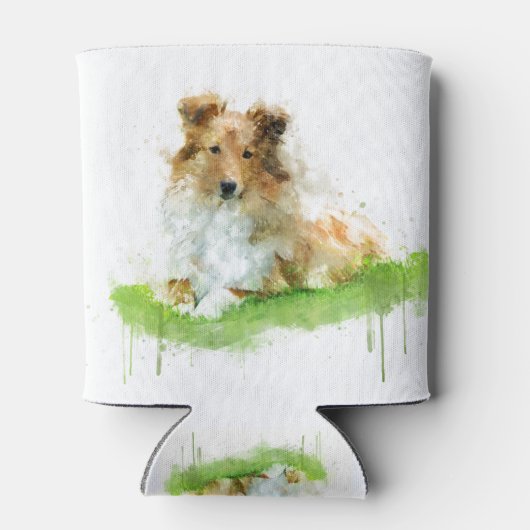 Shetland Sheepdog / Sheltie Blikjeskoeler (Achterkant)