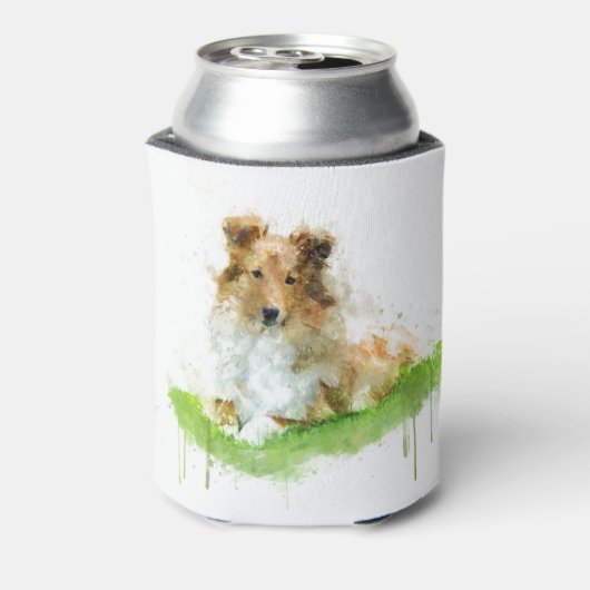 Shetland Sheepdog / Sheltie Blikjeskoeler (Blikje Achterkant)