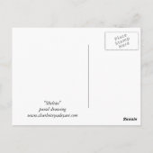 Shetland Sheepdog Sheltie Dog Art Briefkaart (Achterkant)