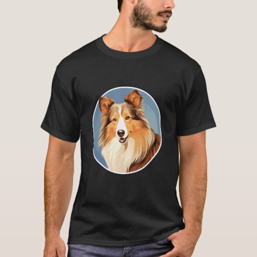 Shetland Sheepdog Sheltie Dog Breed T-shirt (Voorkant)