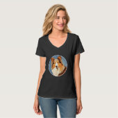 Shetland Sheepdog Sheltie Dog Breed T-shirt (Voorkant volledig)