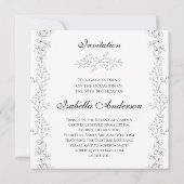 Shetland Sheepdog Sheltie Garden Tapestry Invites Bedankkaart (Achterkant)