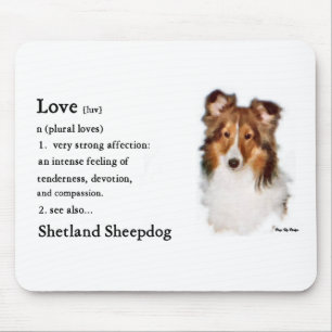 Shetland Sheepdog Sheltie Gifts Muismat