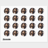 Shetland Sheepdog Sheltie Gifts Ronde Sticker (Vel)