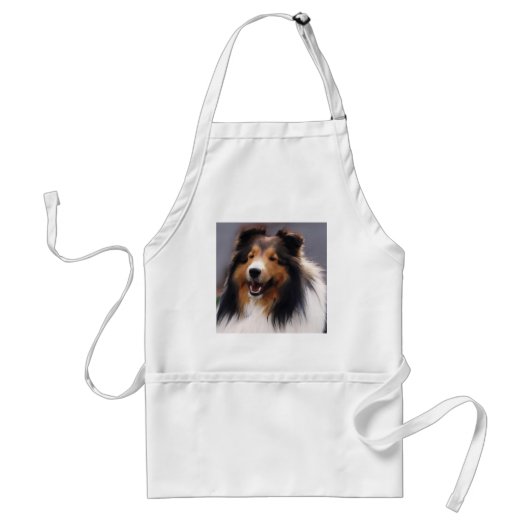 Shetland Sheepdog Sheltie Gifts Standaard Schort (Voorkant)