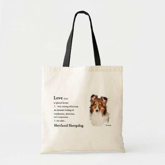 Shetland Sheepdog Sheltie Gifts Tote Bag (Voorkant)