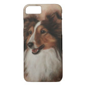 Shetland Sheepdog Sheltie glimlachen Case-Mate iPhone Case (Achterkant)