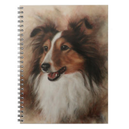 Shetland Sheepdog Sheltie glimlachen Notitieboek