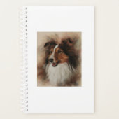 Shetland Sheepdog Sheltie glimlachen Planner (Voorkant)