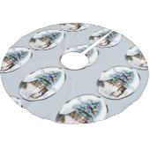 Shetland Sheepdog Sheltie Kerstmis Kerstboom Rok (Gekanteld)