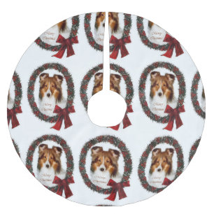 Shetland Sheepdog Sheltie Kerstmis Kerstboom Rok