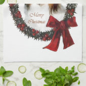 Shetland Sheepdog Sheltie Kerstmis Theedoek (Gevouwen)