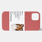 Shetland Sheepdog Sheltie Lovers Gifts Case-Mate iPhone Case (Achterkant (horizontaal))