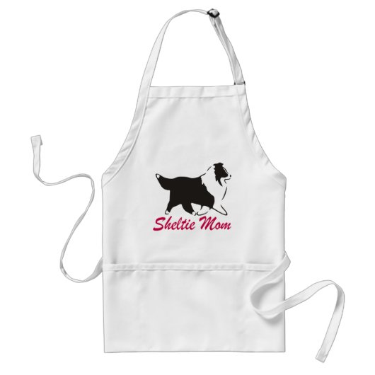 Shetland Sheepdog Sheltie mama Standaard Schort (Voorkant)