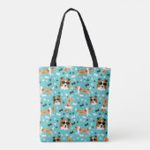 Shetland Sheepdog Sheltie Mini Collie Tote Bag (Achterkant)