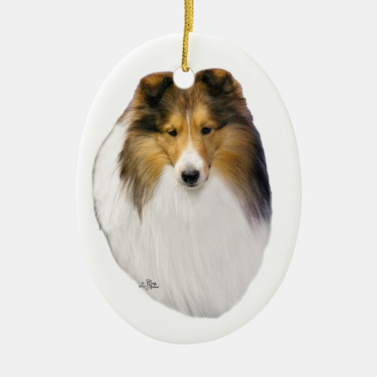 Shetland Sheepdog (Sheltie) Sable ornament (Voorkant)