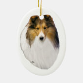 Shetland Sheepdog (Sheltie) Sable ornament (Achterkant)