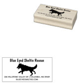 Shetland Sheepdog Sheltie Self-Inking Stamp Rubberstempel (Gestempeld)