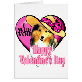 Shetland Sheepdog Sheltie Valentijnsdag