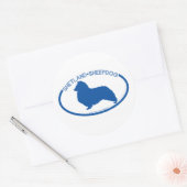 Shetland Sheepdog Silhouette Sticker (Envelop)