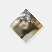 Shetland Sheepdog Smekend Servet (Hoek)