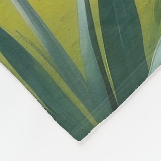 Shetland Sheepdog Spring Bloemen Schilderen Fleece Deken (Hoek)