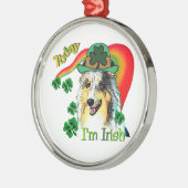 Shetland Sheepdog St Patricks Metalen Ornament (Links)