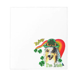 Shetland Sheepdog St Patricks Notitieblok