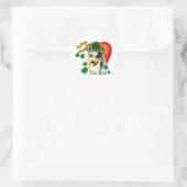 Shetland Sheepdog St Patricks Ronde Sticker (Tas)