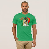 Shetland Sheepdog St Patricks T-shirt (Voorkant volledig)