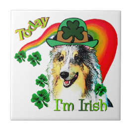 Shetland Sheepdog St Patricks Tegeltje