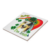 Shetland Sheepdog St Patricks Tegeltje (Zijkant)