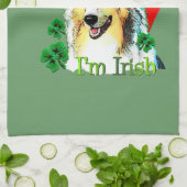 Shetland Sheepdog St Patricks Theedoek (Gevouwen)