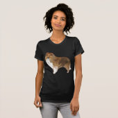 Shetland Sheepdog T-shirt (Voorkant volledig)