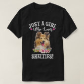 Shetland Sheepdog  T-shirt (Design voorkant)