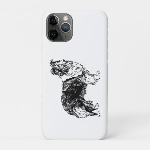 Shetland Sheepdog Tekening Case-Mate iPhone Case