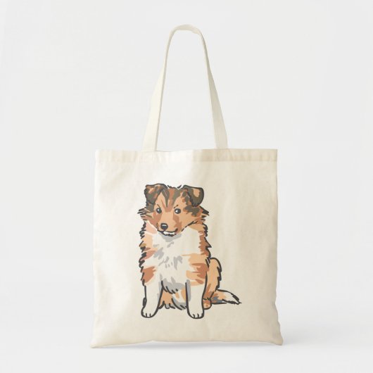Shetland Sheepdog Tote Bag (Voorkant)