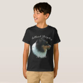 Shetland Sheepdog (tri) Mam 2 T-shirt (Voorkant volledig)