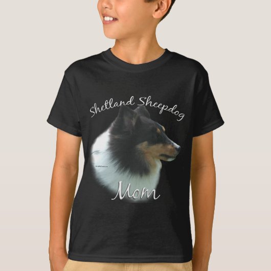 Shetland Sheepdog (tri) Mam 2 T-shirt (Voorkant)