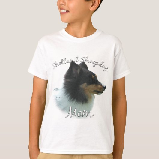Shetland Sheepdog (tri) Mam 2 T-shirt (Voorkant)