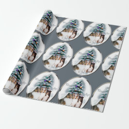 Shetland Sheepdog Trio Kerstmis Cadeaupapier