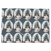 Shetland Sheepdog Trio Kerstmis Groot Cadeauzakje (Achterkant)