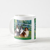 Shetland Sheepdog (vier) - Bridge Koffiemok (Voorkant links)