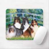 Shetland Sheepdog (vier) - Brug Muismat (Met muis)