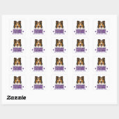 🐾 Shetland Sheepdog 🐾 Vierkante Sticker (Vel)