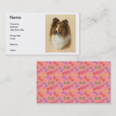 Shetland Sheepdog Visitekaartjes (Voorkant / Achterkant)