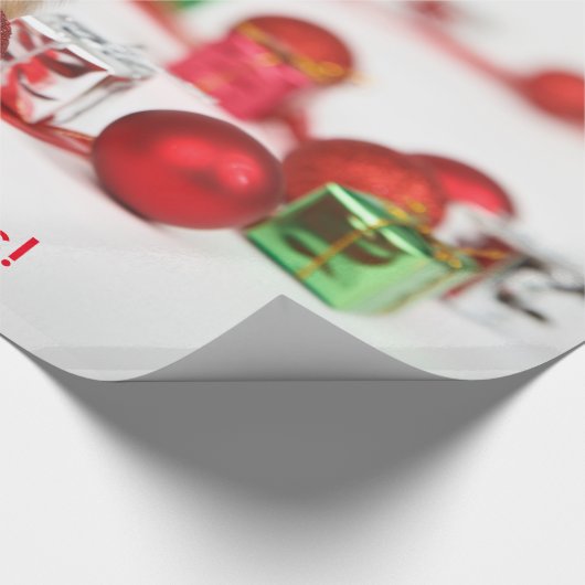 Shetland Sheepdog Vrolijk kerstpapier Cadeaupapier (Hoek)