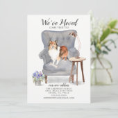 Shetland Sheepdog We hebben een bewegende aankondi Aankondiging (Staand voorkant)