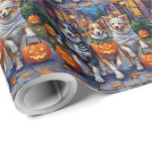 Shetland Sheepdogs in Halloween Costumes Cadeaupapier (Rol Hoek)